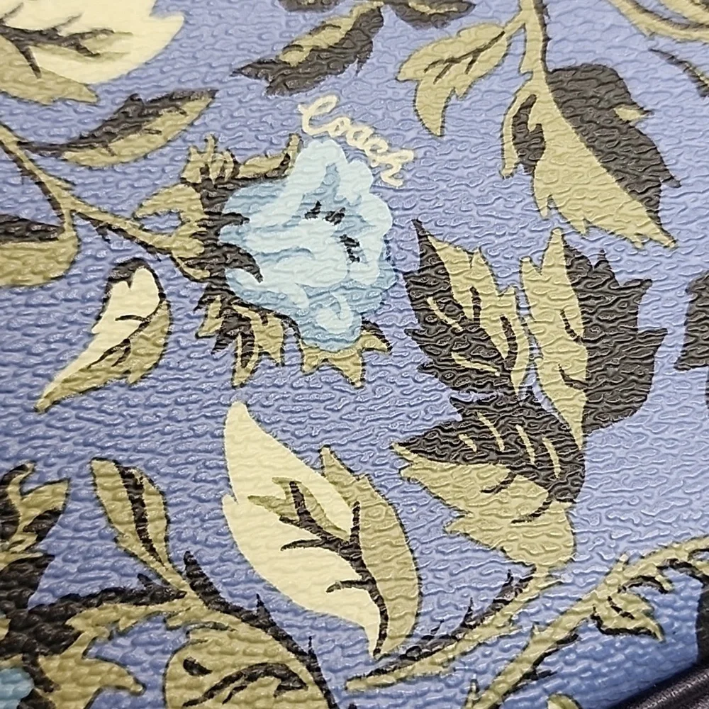 Coach Sadie Slate Sleeping Rose Crosabody Bag - Picture 14 of 14